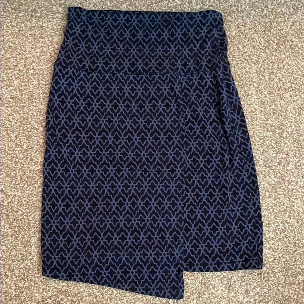 Athleta Printed Asymmetrical Pencil Skirt